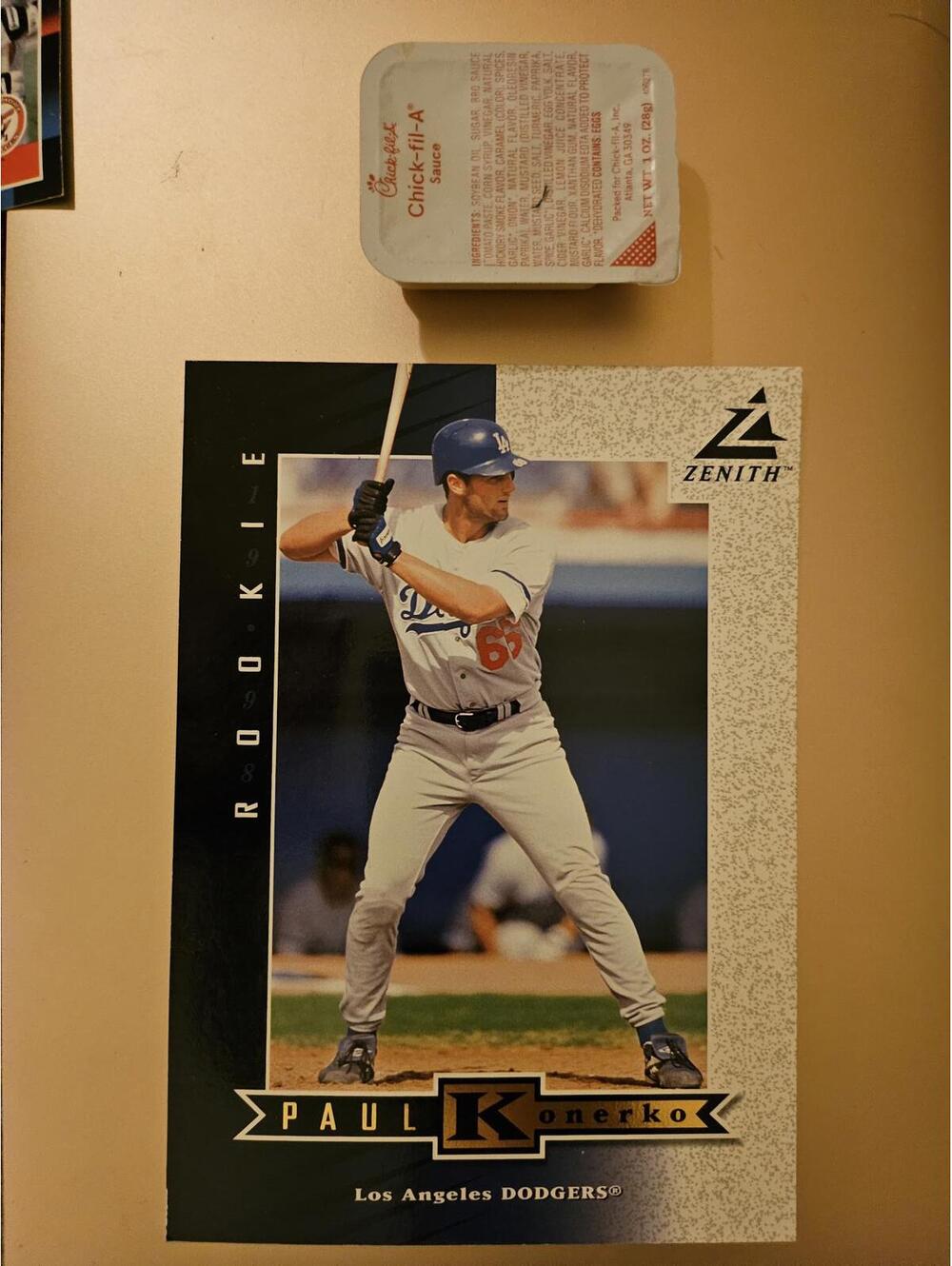 Paul Konerko (RC) - 1998 Zenith Big Baseball Card #Z68 - Dodgers